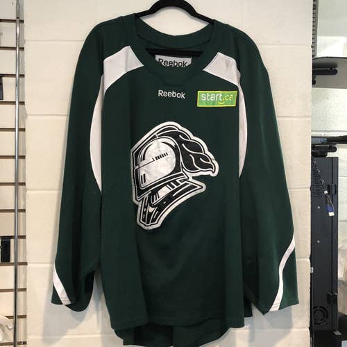 Used Dark Green Reebok London Knights Practice Jersey - Goalie