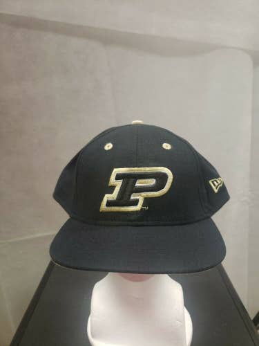Rare Vintage Purdue Boilermakers New Era Tyro.001 Fitted Hat 8 NCAA