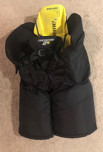 Black Senior Small Bauer Supreme 2s Hockey Pants
