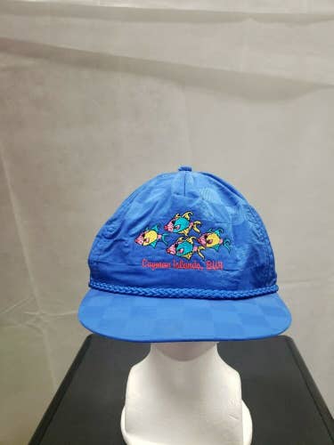 Vintage Cayman Islands Nylon Strapback Hat