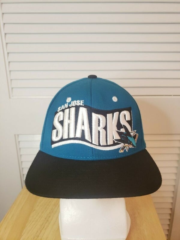 Mitchell & Ness San Jose Sharks Two Tone 2.0 Snapback Hat Black Dark Teal -  Billion Creation