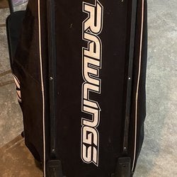 Black Used Rawlings Catcher's Bag