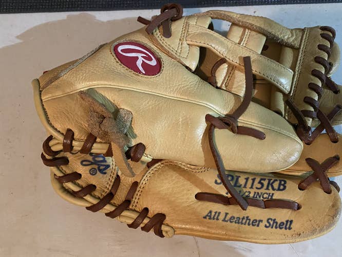 Brown Kid Pitch (9YO-13YO) Infield 11.5" Mark of a Pro Baseball Glove