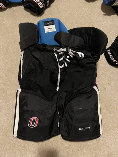 USED Bauer Nexus Extra Large Pro Stock University Of Nebraska Omaha Pants