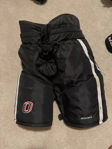 LIGHTLY USED Bauer Medium Pro Stock University Of Nebraska Omaha Pants