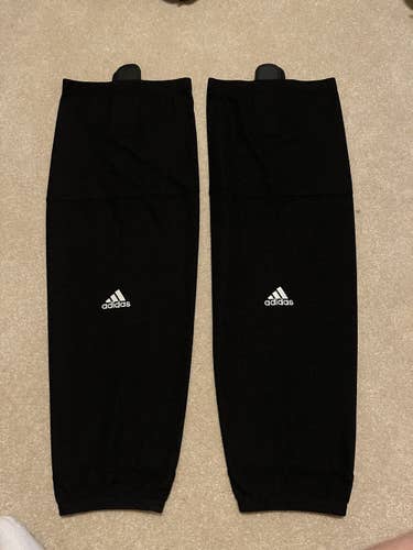 NEW Adidas Large Black Hockey Practice Socks