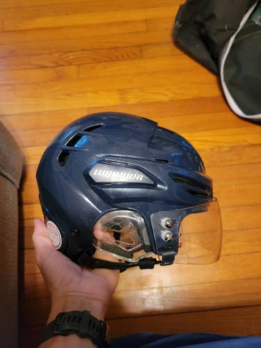 Blue Used Large Warrior Krown LTE Helmet