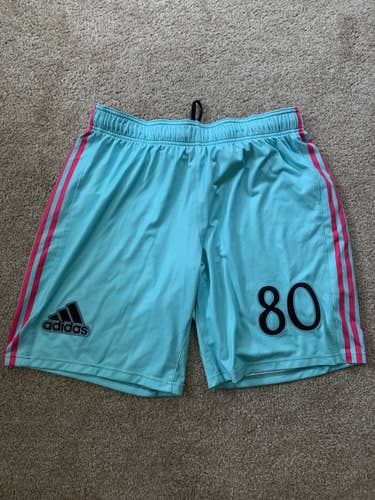 Official Game Worn PLL Shorts By #80 Donny Moss