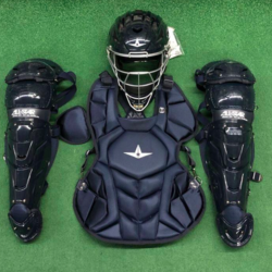 All Star System 7 Axis Youth 10-12 Catchers Gear Set - Solid Navy Blue
