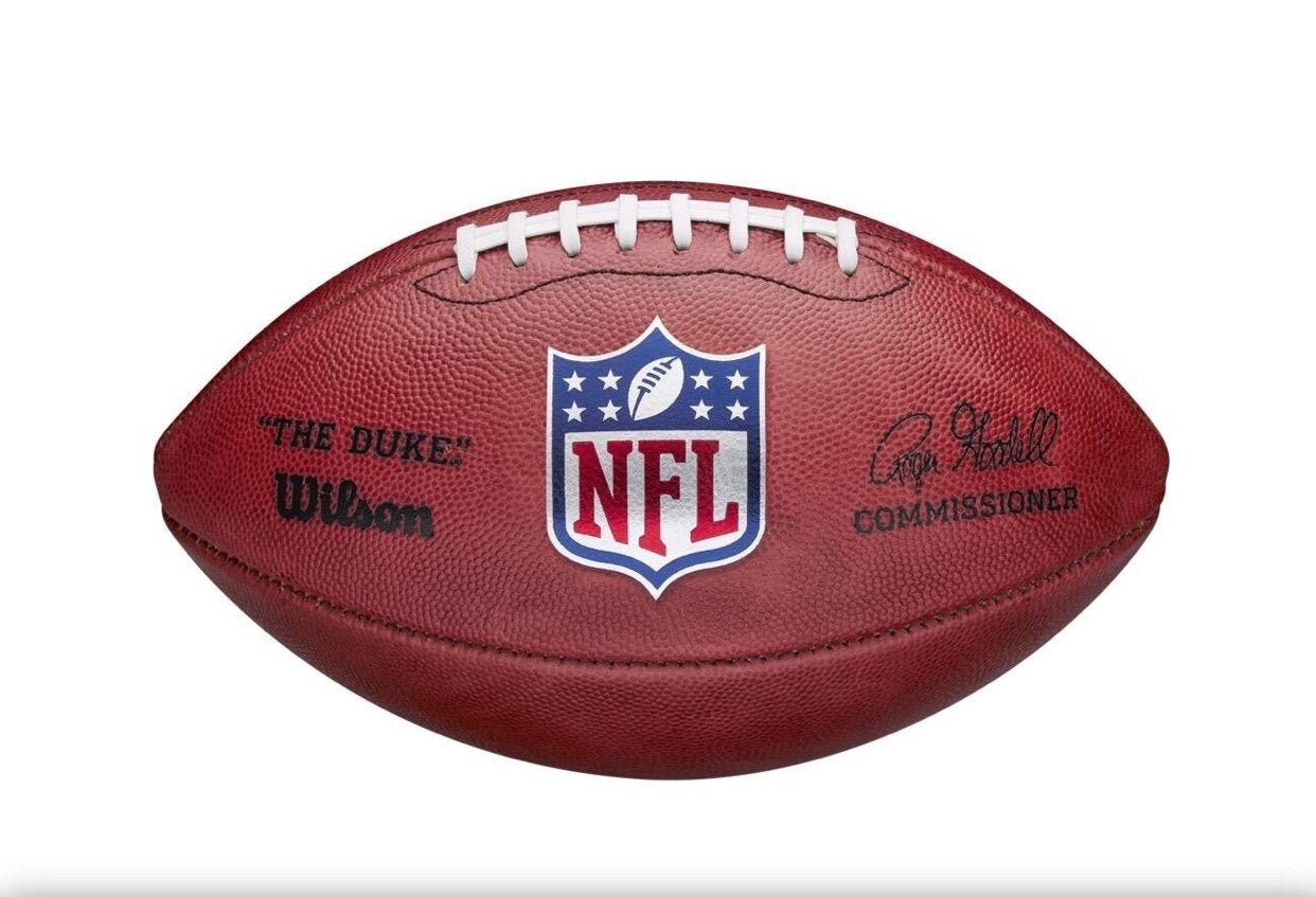 Wilson The Duke Official NFL Leather Game Football