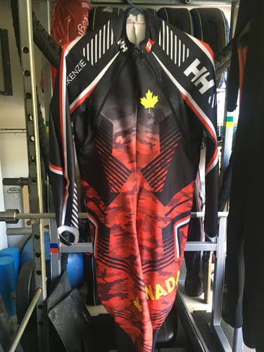 Men's New XL Helly Hansen Speed Ski Suit FIS Legal