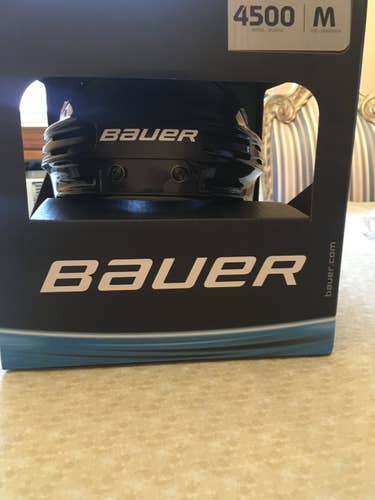 Black Used Medium Bauer 4500 Helmet