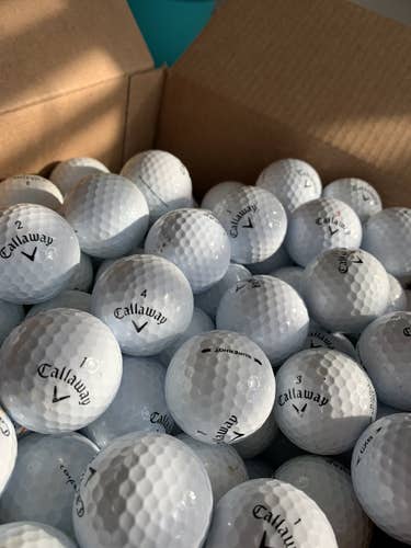15 Used Callaway Chrome Soft, Supersoft, Assorted Golf Balls