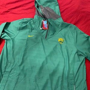 NCAA Baylor Bears Nike On Field Green Windbreaker Pullover XXL * NEW NWT * Retail $100