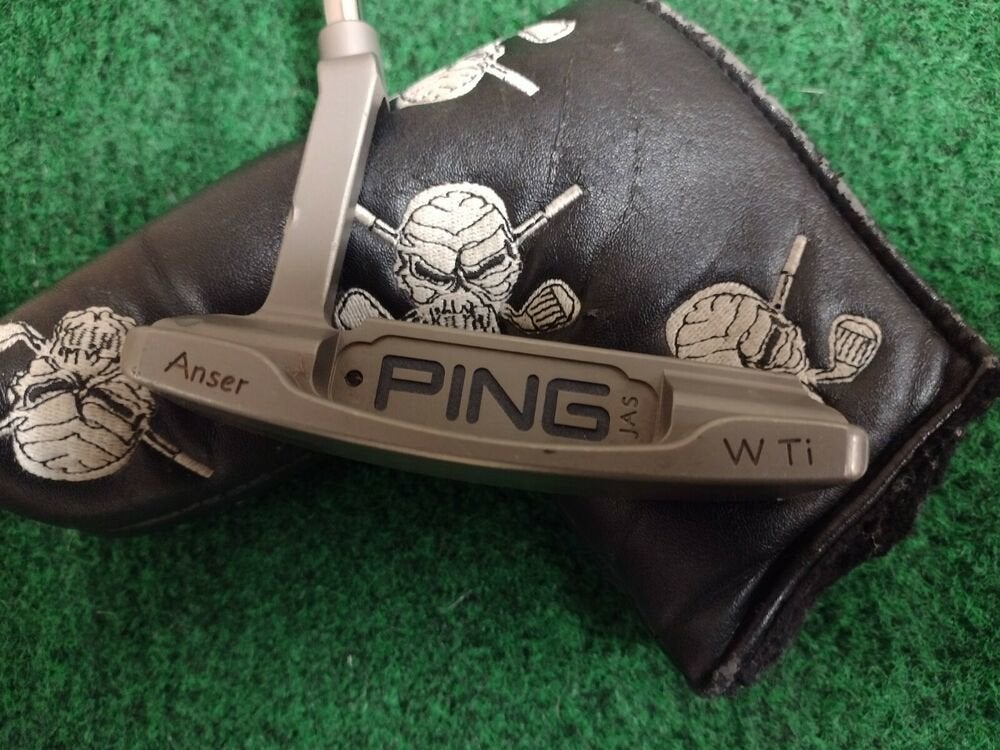 Ping JAS Anser W Ti Black Dot 35 Inch Putter w Headcover SidelineSwap