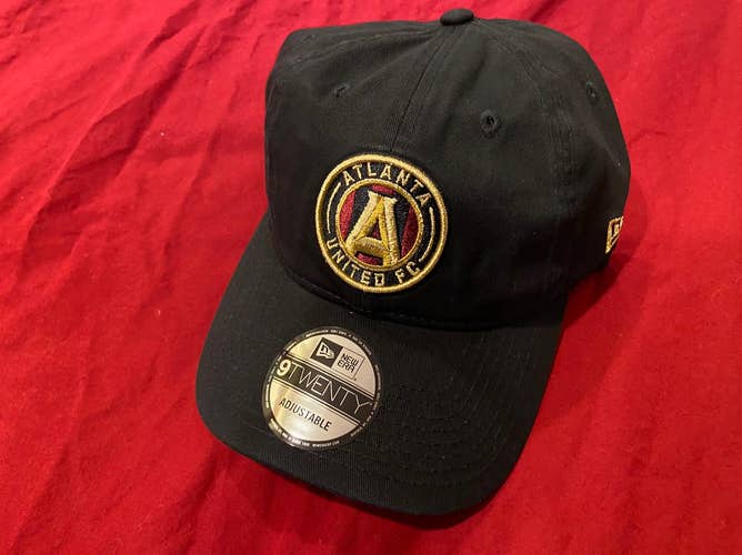MLS Atlanta United FC New Era Team Logo 9TWENTY Adjustable Hat - Black