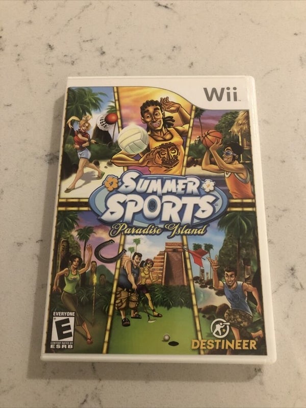 Summer Sports: Paradise Island - (Nintendo Wii, 2007) Complete & Tested