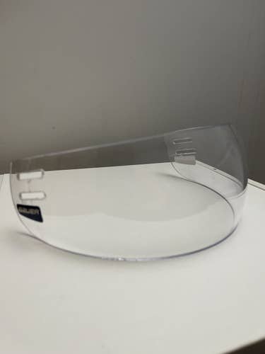Senior  Bauer Visor Pro Straight Visor Clear