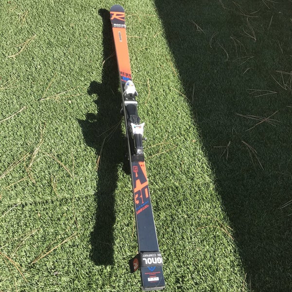 Used Rossignol Racing Hero FIS GS Pro Skis With Bindings Max Din 18