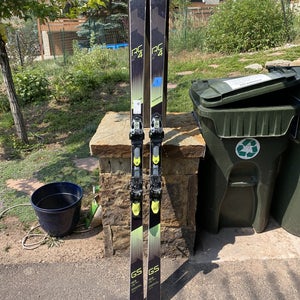 Used Unisex 2018 Fischer Racing RC4 World Cup GS Skis With Bindings Max Din 18