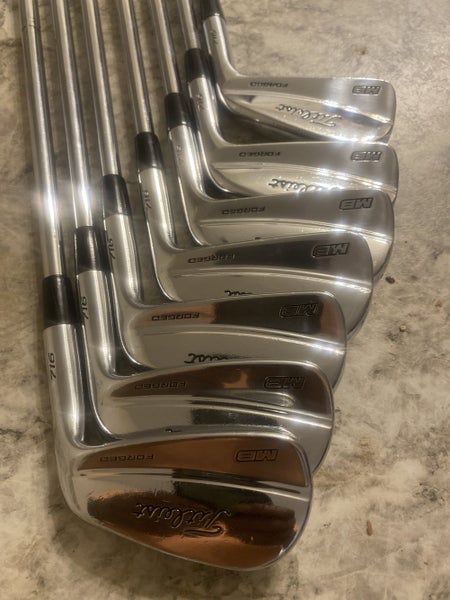 Used Men's Titleist Right Handed MB 716 Iron Set Stiff Flex Steel Shaft