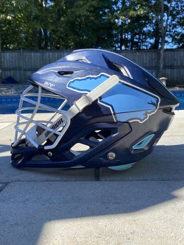 Blue Adult Player's Warrior Burn Helmet