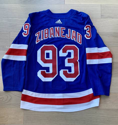 NY Rangers Zibanejad Authentic Handsewn Jersey
