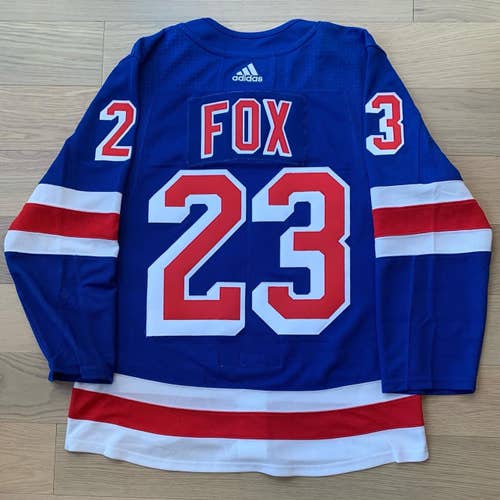 NY Rangers Adam Fox Adidas Authentic Jersey sz.50