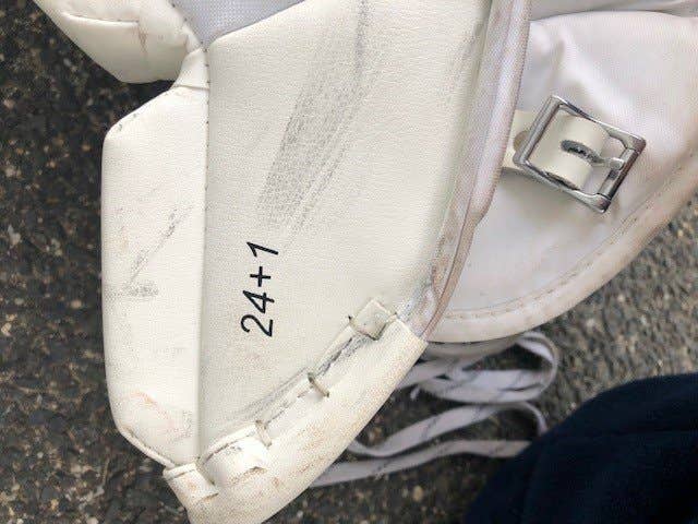CCM glove and blocker