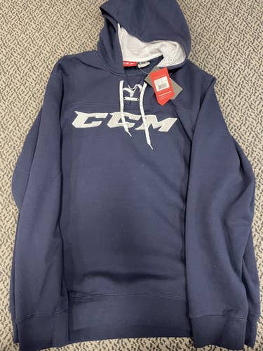 CCM NAVY XXL Team hoodie