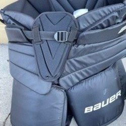 Black Senior Used Medium Bauer S170 Hockey Goalie Pants