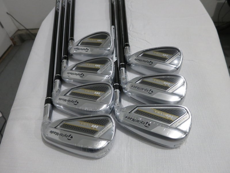 TaylorMade 2020 M Gloire Iron Set - 6-PW, AW, SW - Stiff Regular Graphite - NEW