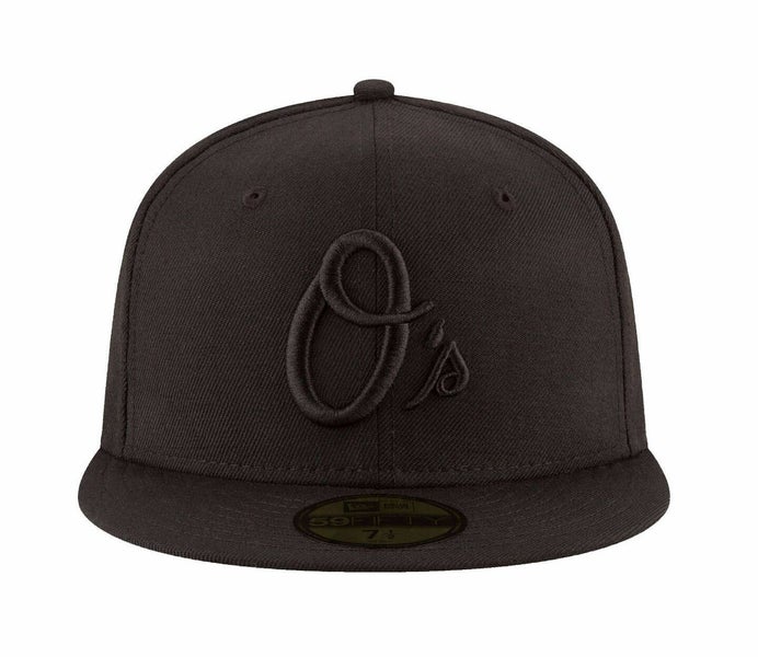 New Era 59FIFTY Baltimore Orioles O Logo Fitted Hat Black White