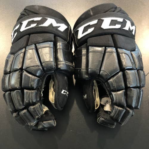 Used Senior CCM HG41 Gloves 14" Black Pro Stock