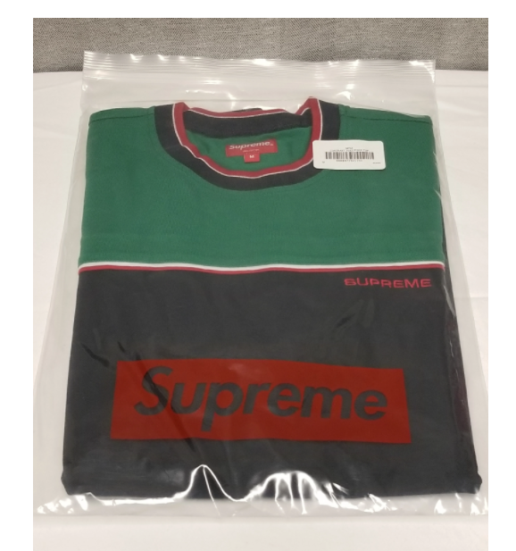 Supreme Contrast Yoke Pique Top Men's Size M Rare Gucci Colors T Shirt FW18  New | SidelineSwap