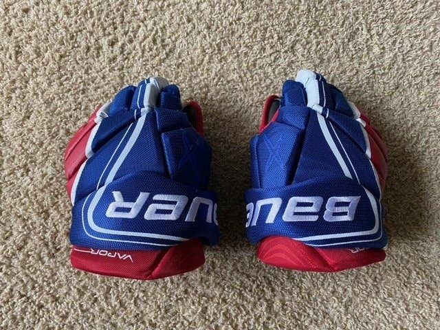 Bauer Vapor X800 Lite Gloves 13" Blue/Red Combo