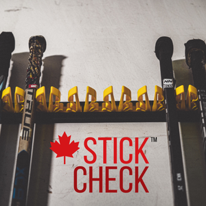 Stick Check Hockey Stick Rack! Home Use, Garage Use, Arena Use. Holds 9 Sticks! Made in Canada