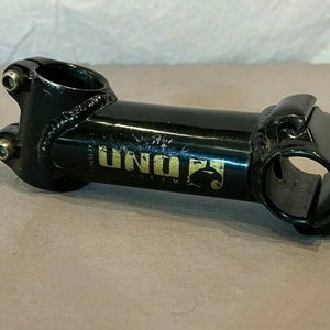 Kalloy UNO U.L. System 115mm Aluminum Steam 1-1/8" Steerer 25.4mm Clamp Black