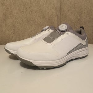 Skechers Go Golf Torque Twist Golf Shoes 54551WGY White/Grey New Size 8