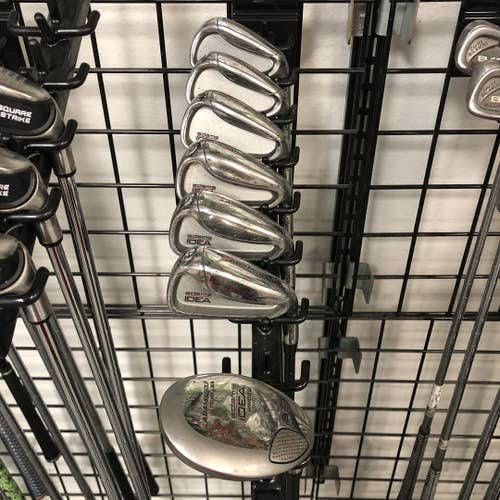 Used Adams Idea Aldila 3i-9i Graphite Regular Golf Iron Or Hybrid Sets