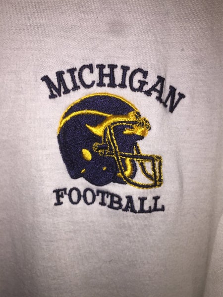 MICHIGAN WOLVERINES XXL FOOTBALL POLO SHIRT TEAM ISSUED