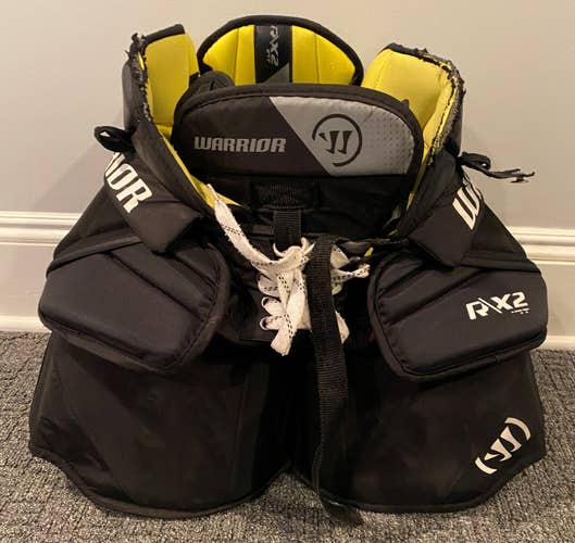 Intermediate Used Warrior Ritual X2 Hockey Goalie Pants Small/Medium