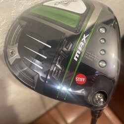 New Callaway Epic Max Driver Stiff Flex 9 Loft