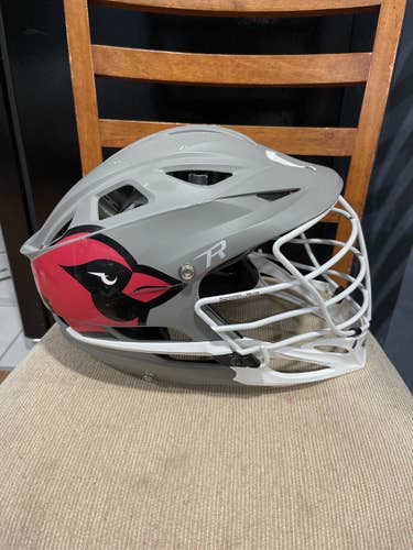 Gray Adult Player's Cascade R Helmet