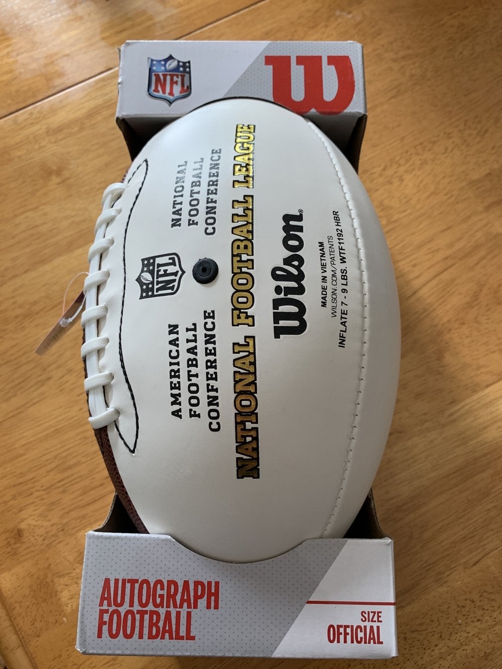 Wilson Official NFL Full Size Autograph Football New