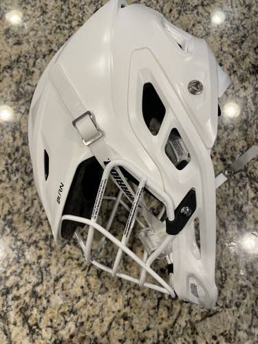 White Used Player's Warrior Burn Helmet