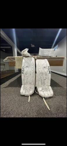White Senior 35" Regular  Goalie Full Set