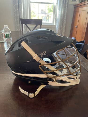 Black & Gold Cascade R Lacrosse Helmet