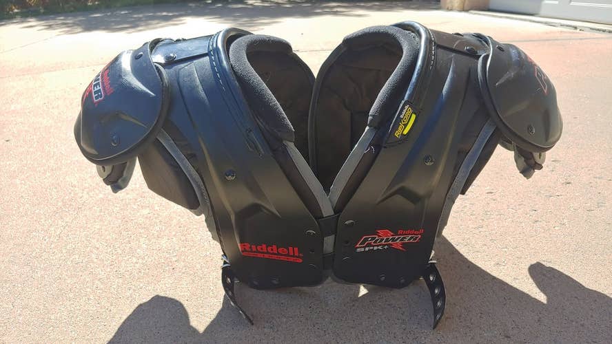 Used Large Riddell SPK+ Shoulder Pads