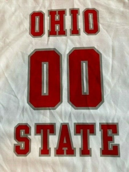 Nike Ohio State Buckeyes Retro Throwback Basketball Jersey White